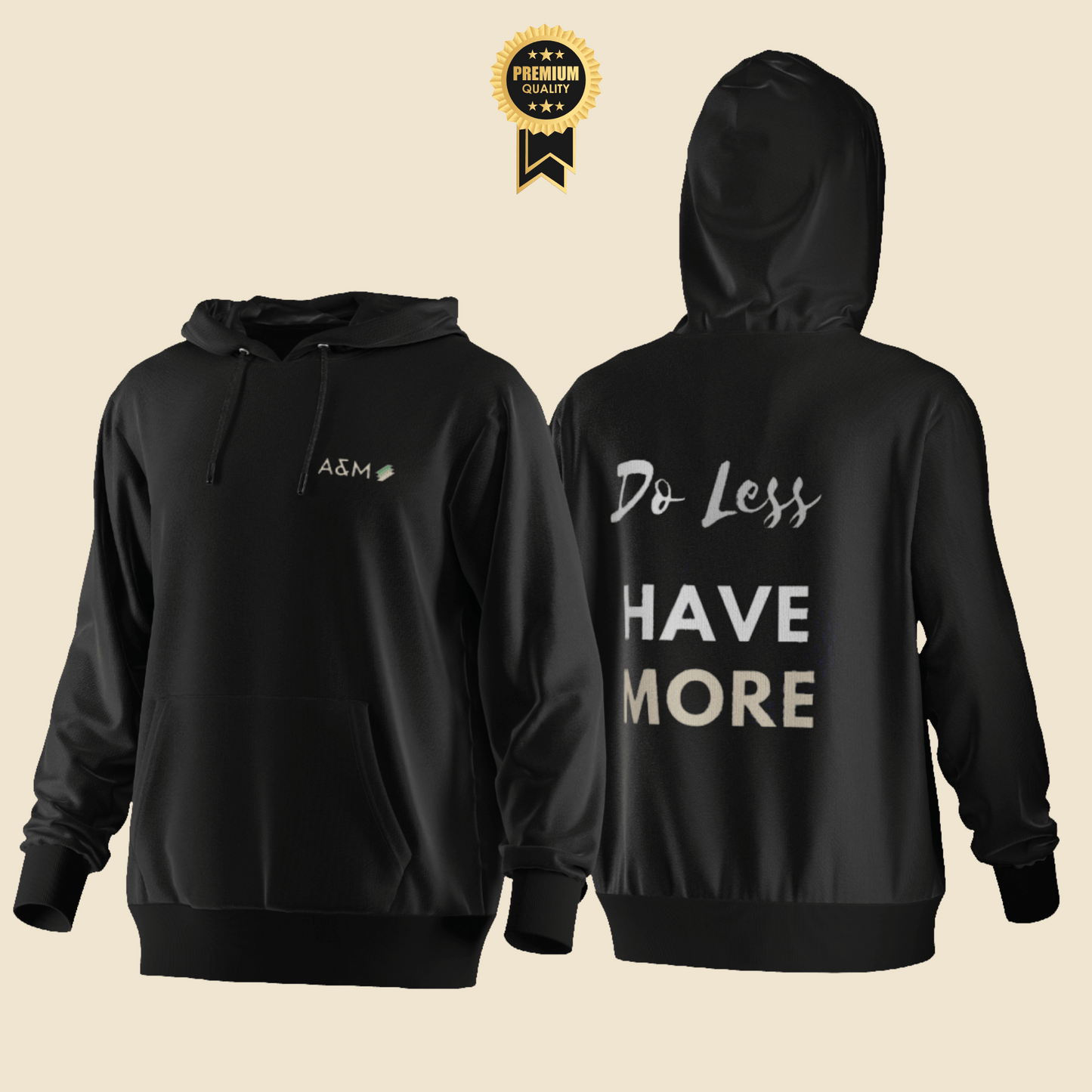 Premium Motivational Hoodie | Minimalist Design