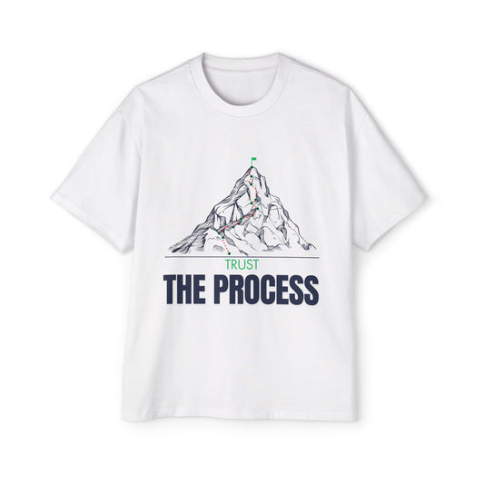 T-Shirt Trust the Process Summit Journey Men's Heavy Oversized Tee