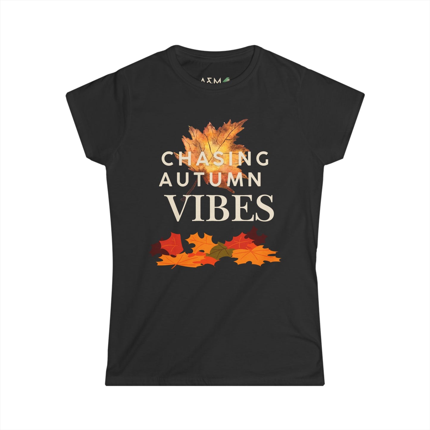 Chasing Autumn Vibes - Fall Leaves Graphic Tee