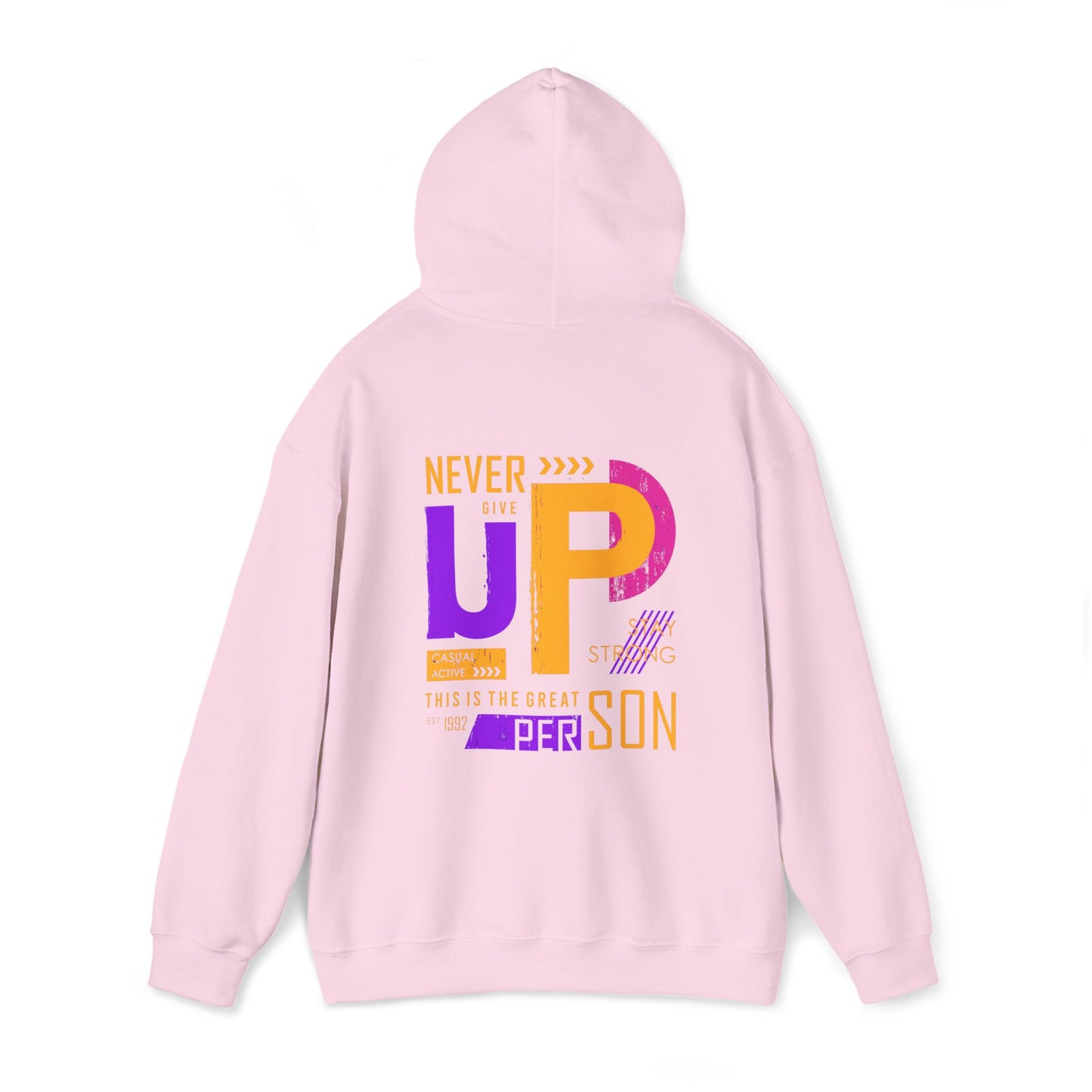 Never Give Up Hoodie | Unisex Premium Fit