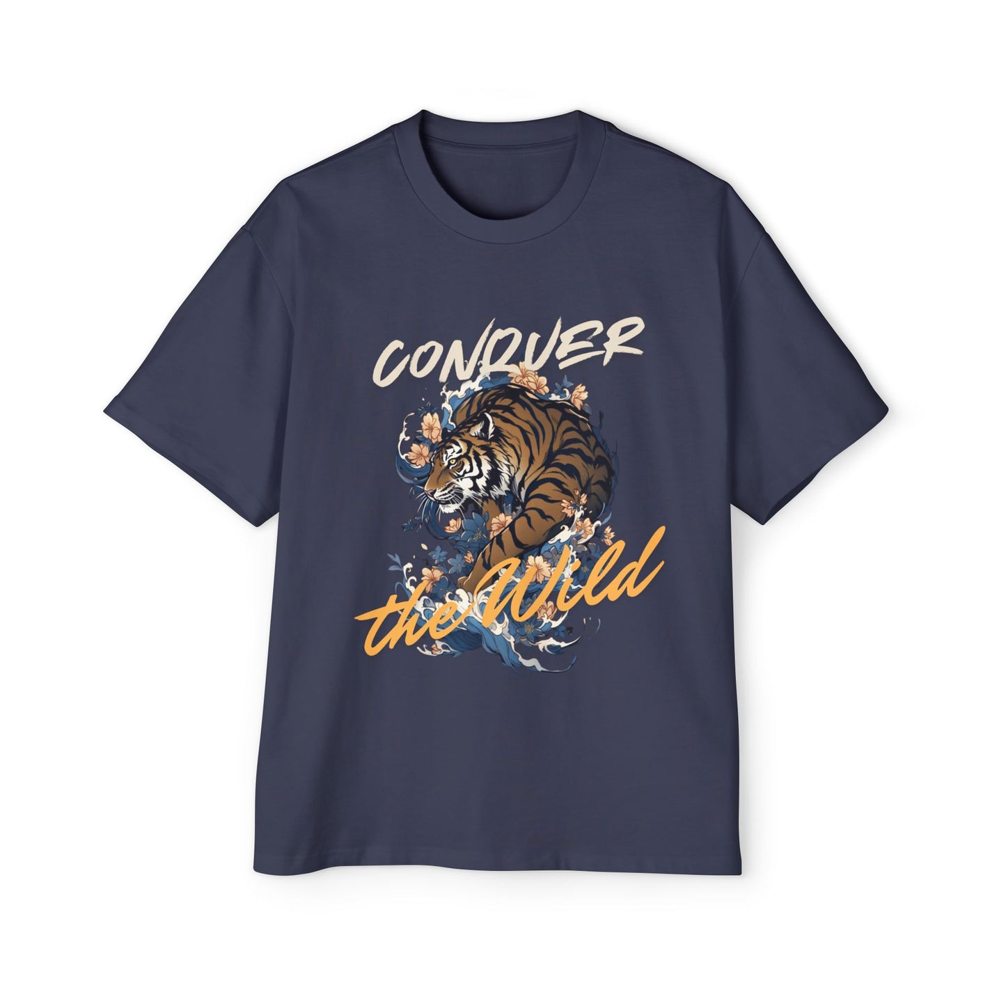 Adventure Tee - 'Conquer the Wild' Tiger-Inspired