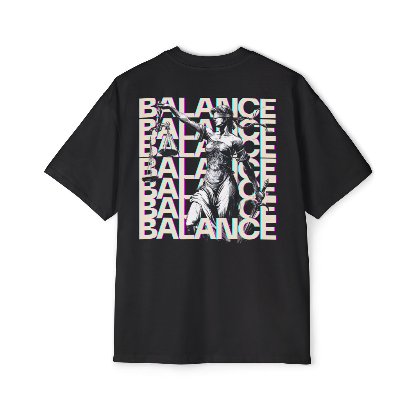 Oversized Unisex T-Shirt Balance Design