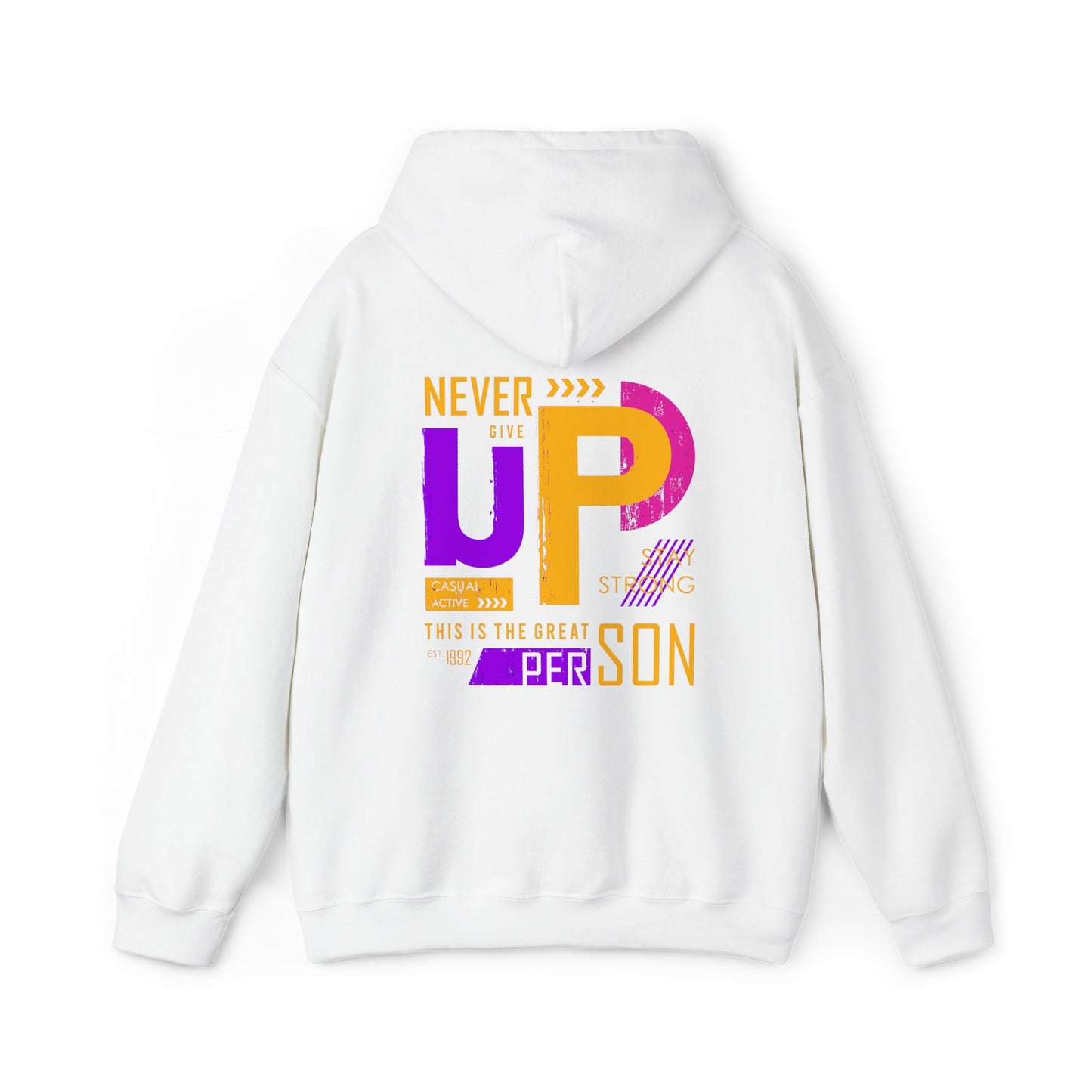 Never Give Up Hoodie | Unisex Premium Fit