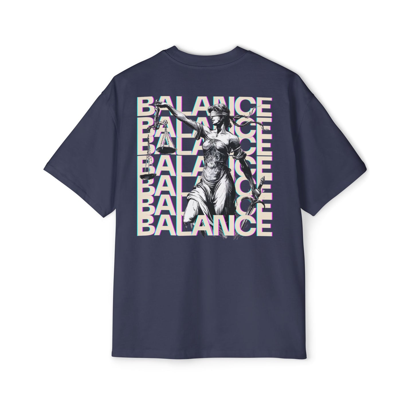 Oversized Unisex T-Shirt Balance Design