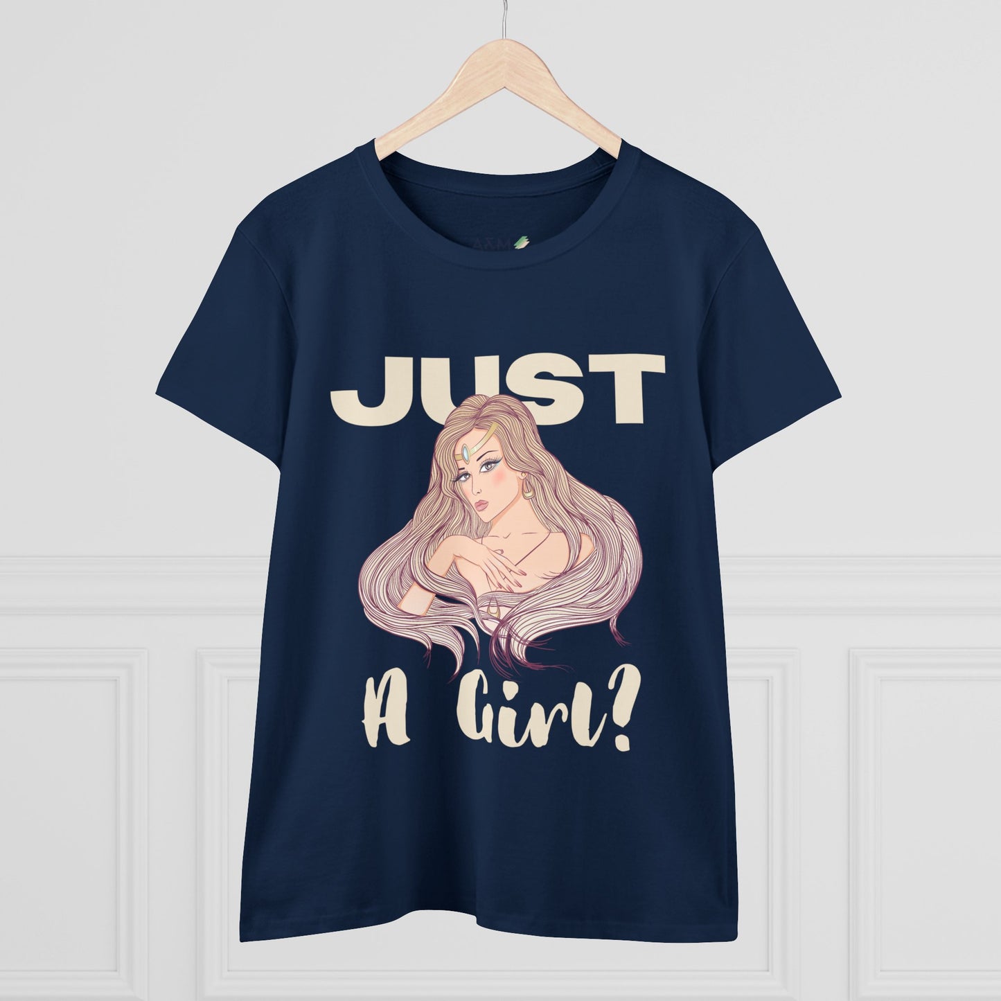 Just a Girl Tee | Empowering Feminine Art