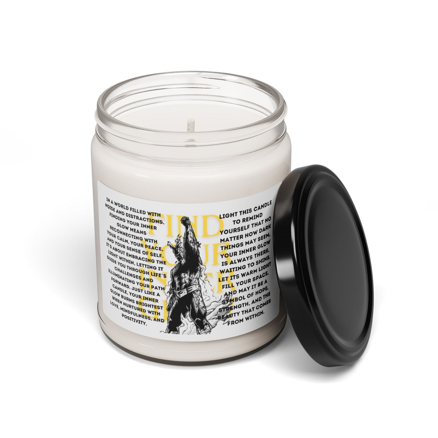 Uplifting 9oz Soy Candle – Find Your Strength