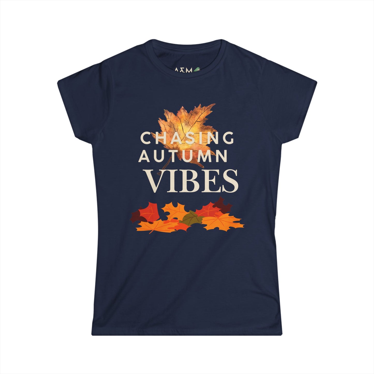 Chasing Autumn Vibes - Fall Leaves Graphic Tee