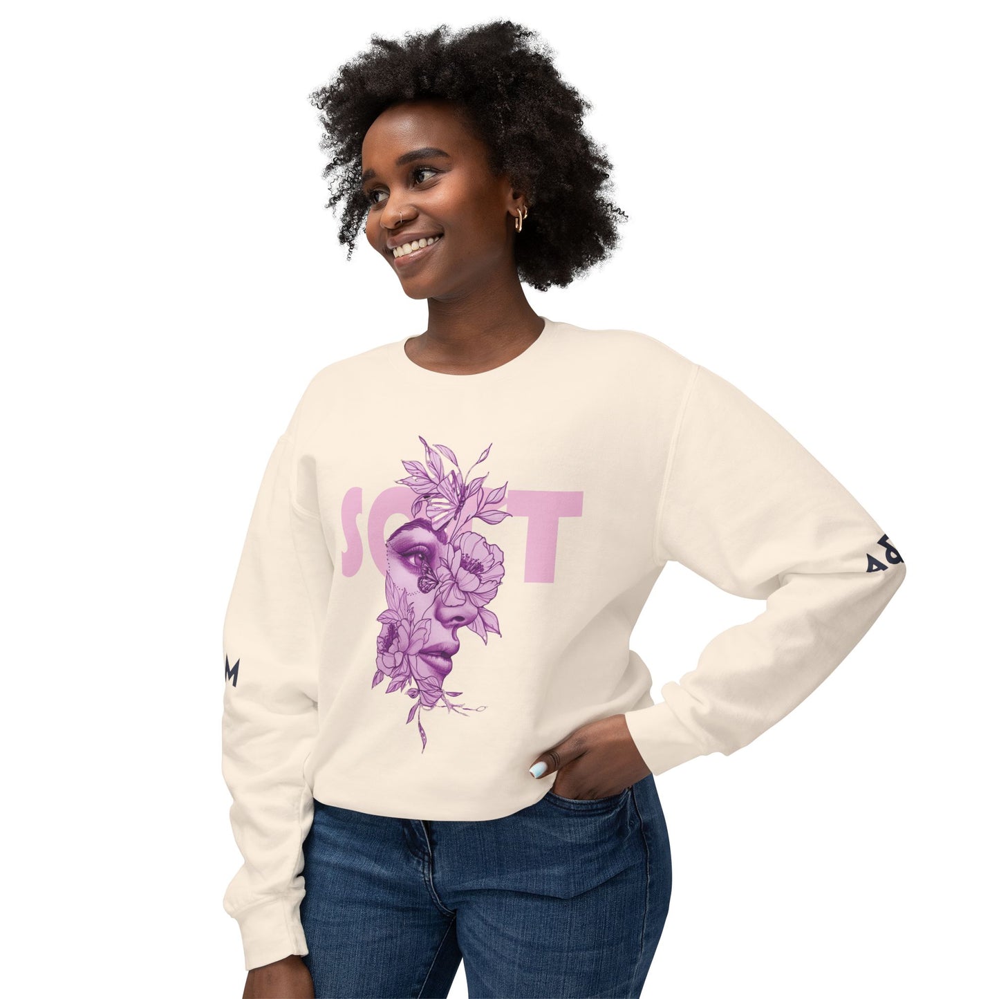 Soft Strength - Floral Grace Sweatshirt