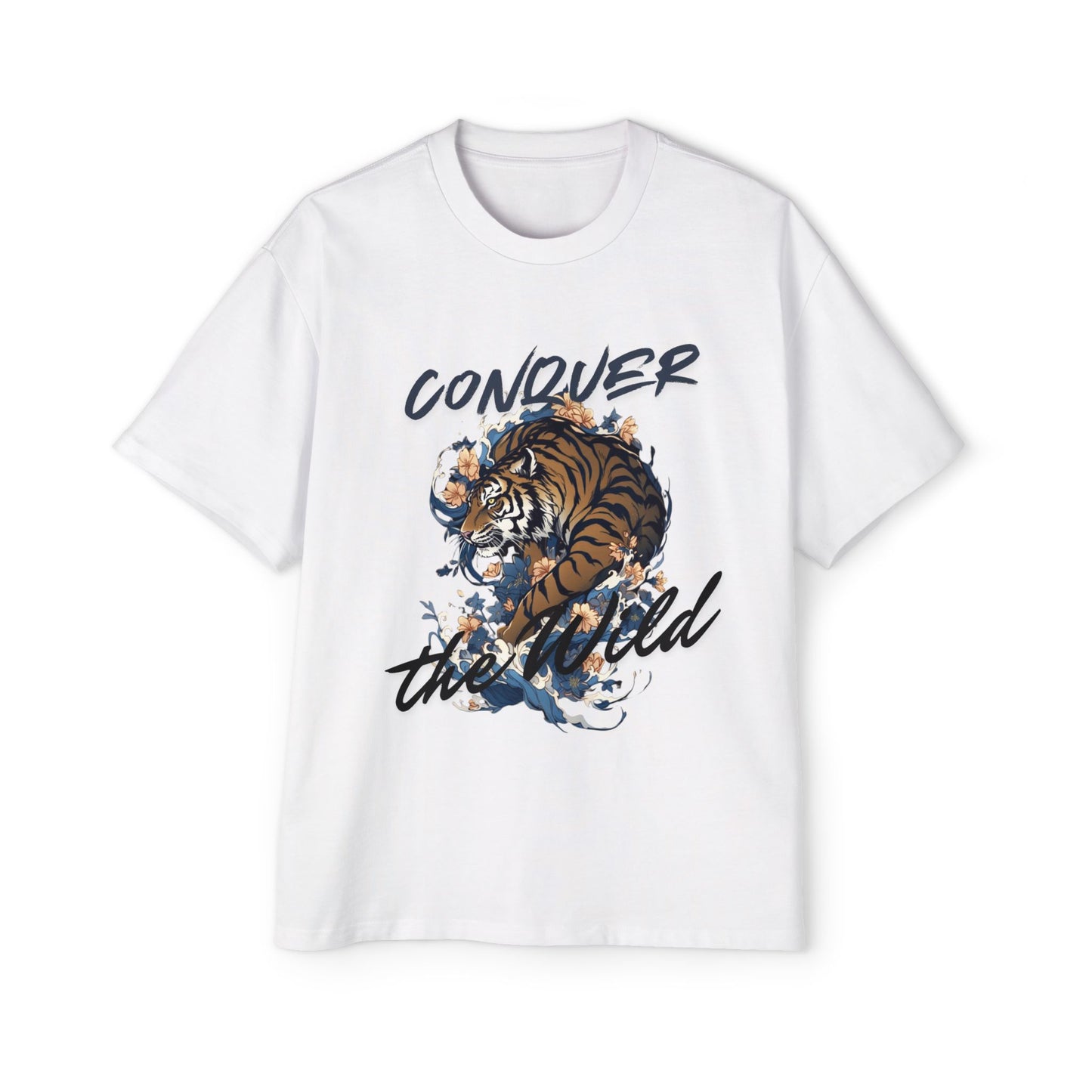 Adventure Tee - 'Conquer the Wild' Tiger-Inspired