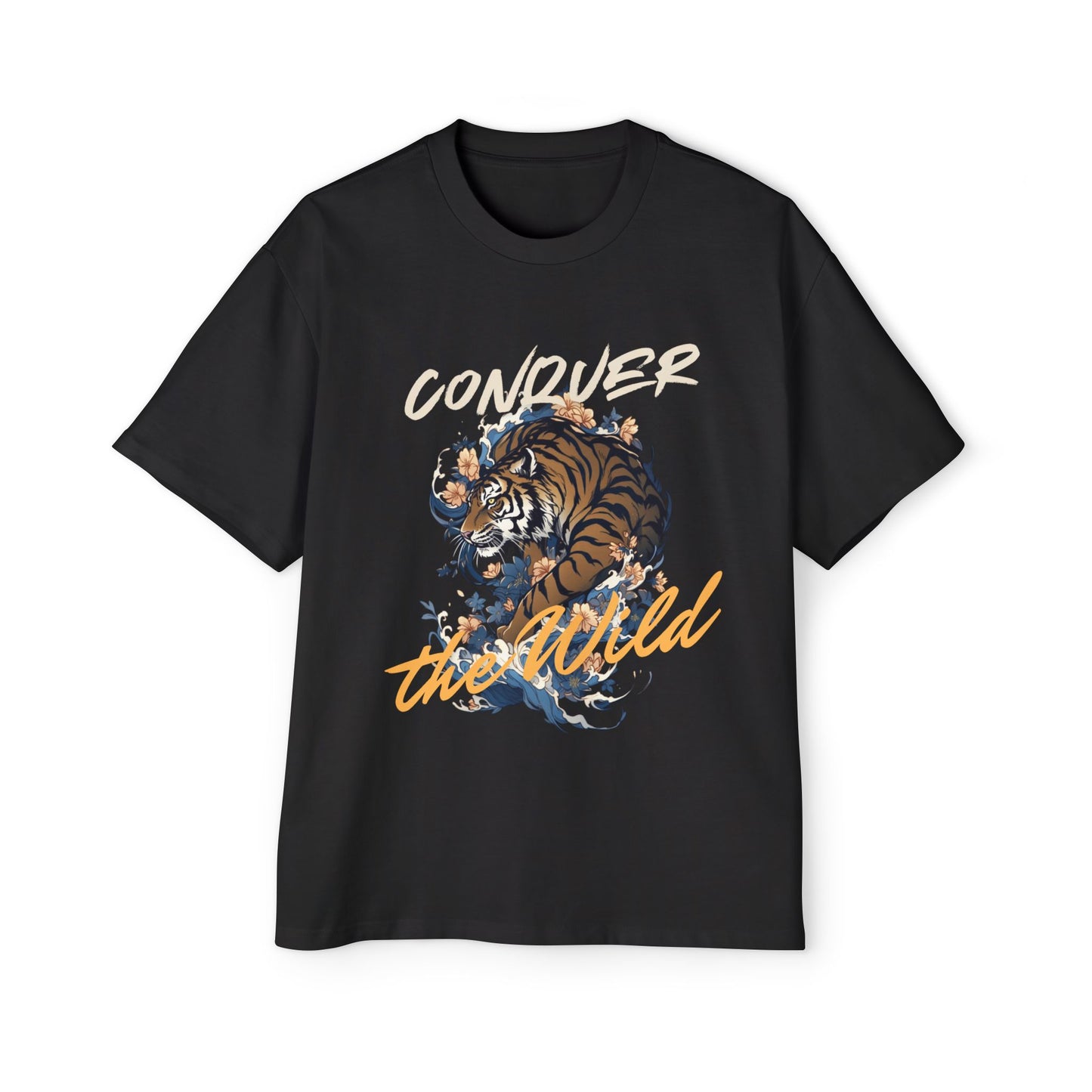 Adventure Tee - 'Conquer the Wild' Tiger-Inspired