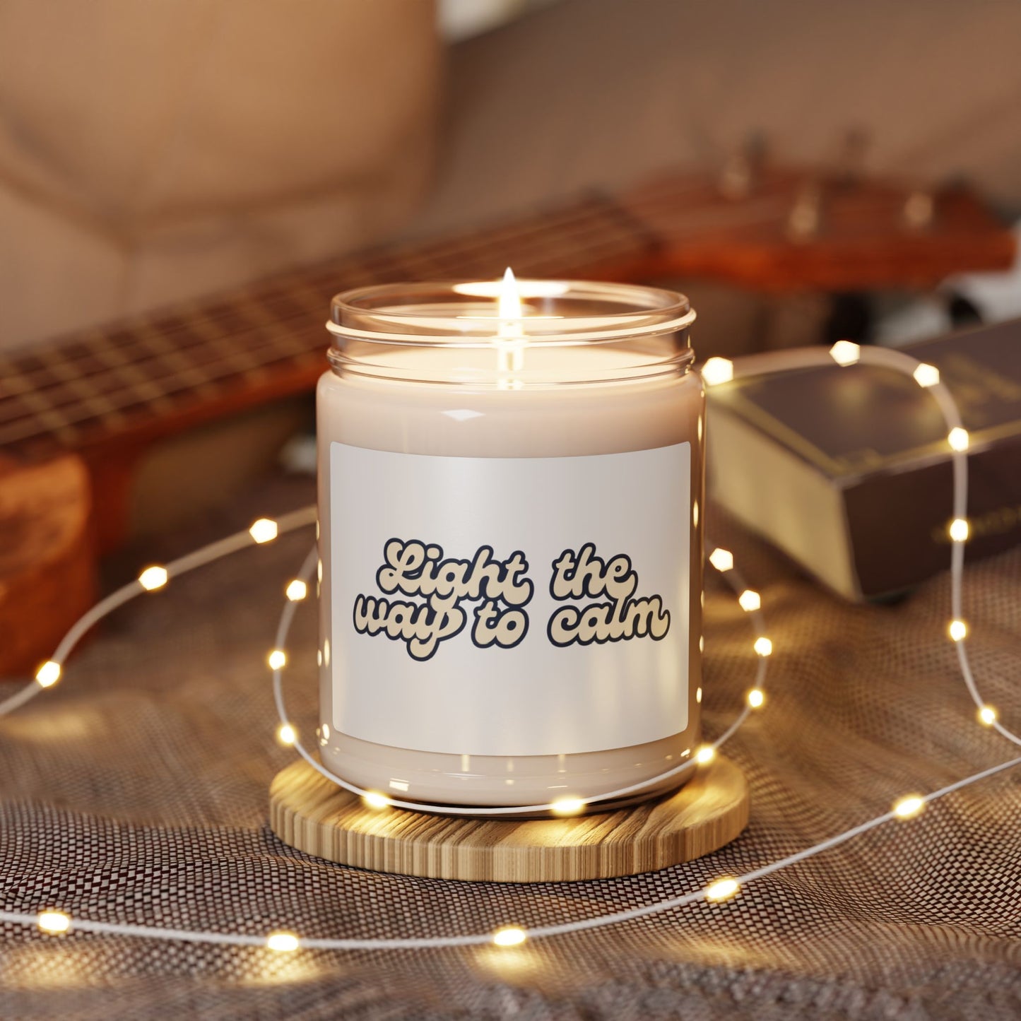 Calming 9oz Soy Candle – Light the Way to Serenity