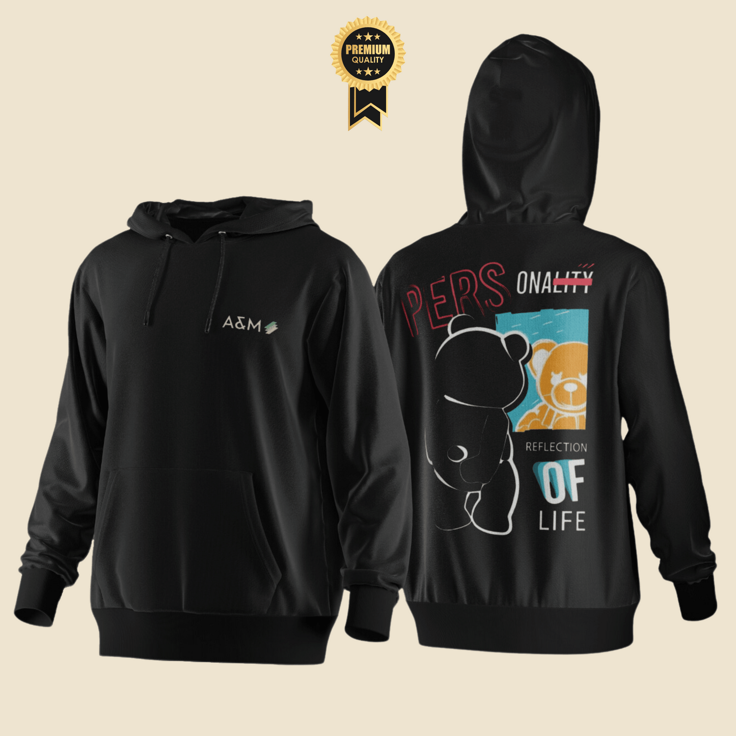 Reflection Hoodie | Inner Truth Mirror Design