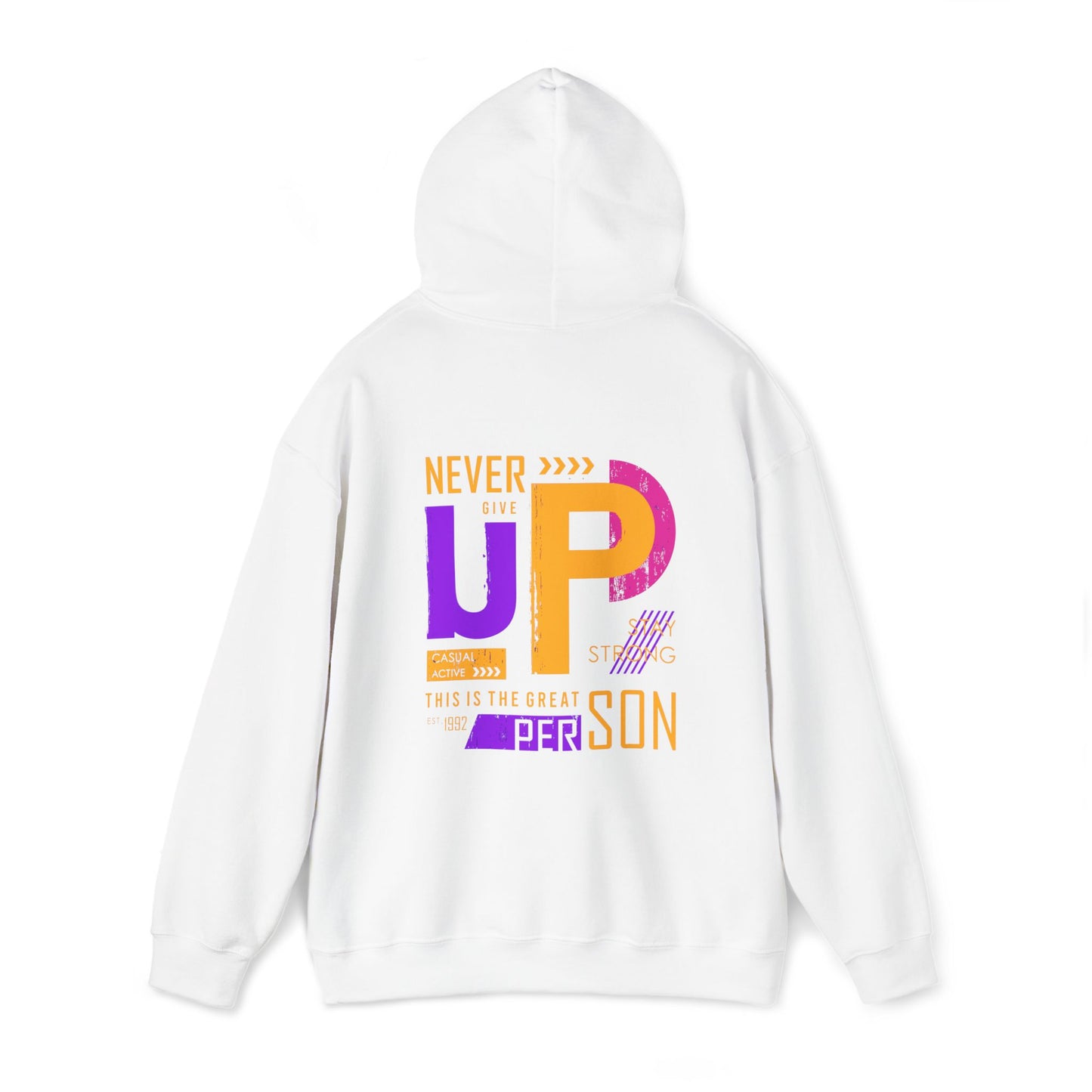 Never Give Up Hoodie | Unisex Premium Fit