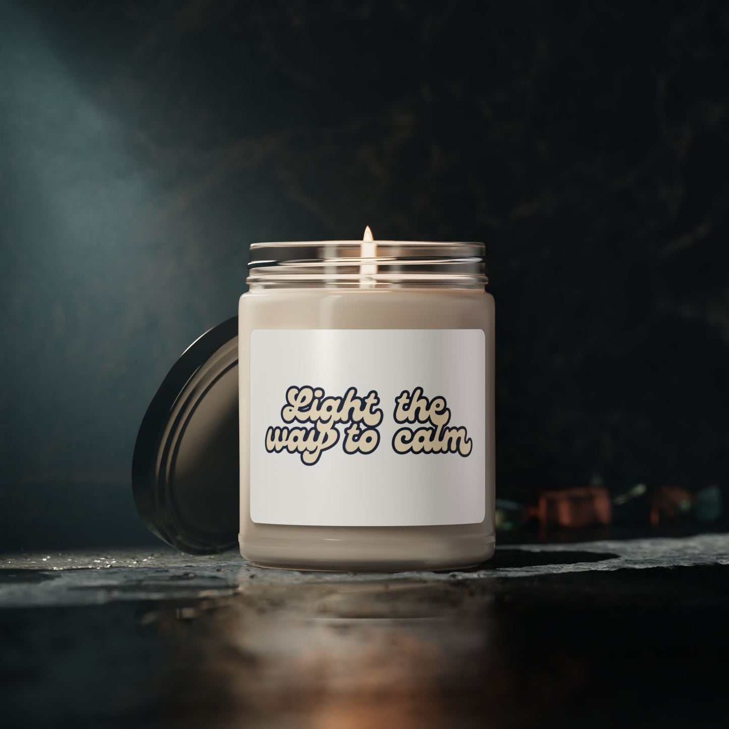 Calming 9oz Soy Candle – Light the Way to Serenity