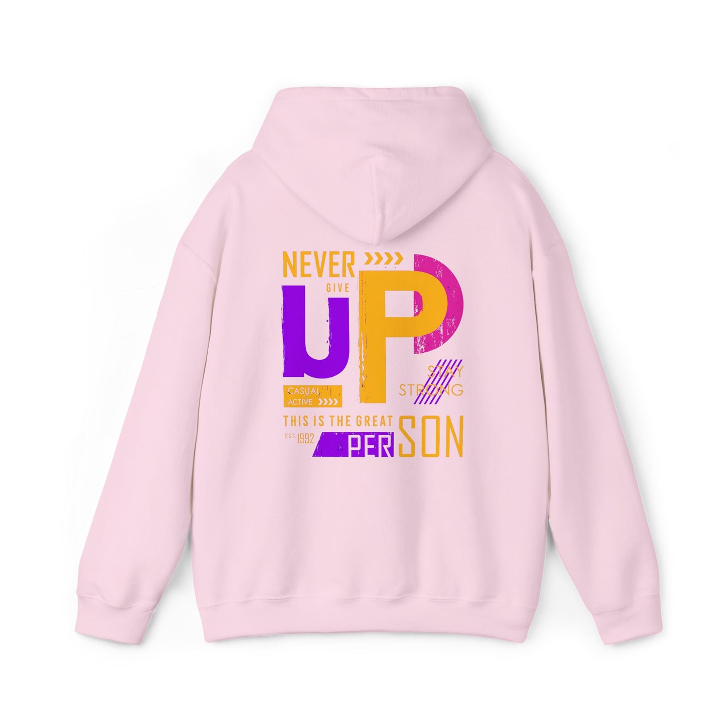 Never Give Up Hoodie | Unisex Premium Fit