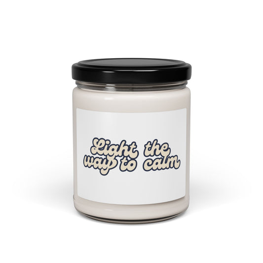 Calming 9oz Soy Candle – Light the Way to Serenity