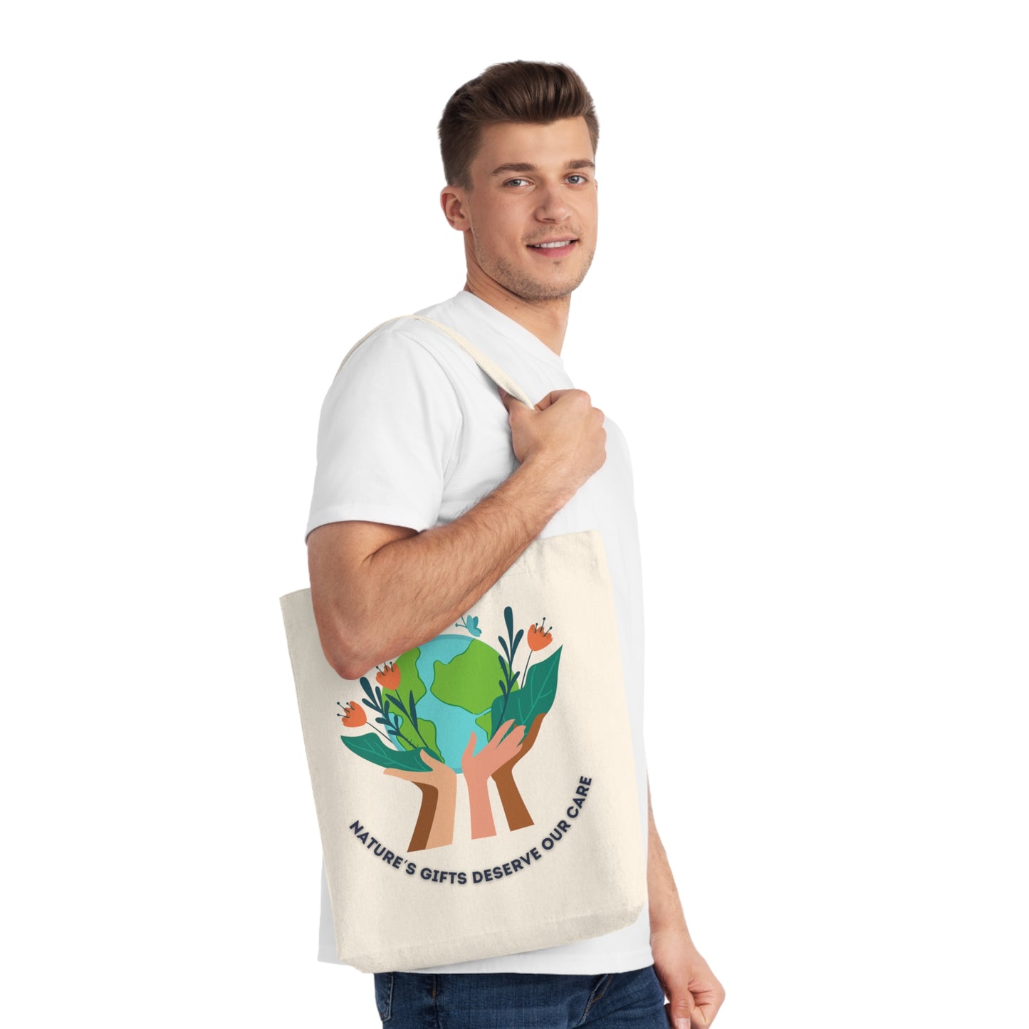 Eco-Friendly Tote Bag - Take Care of the Planet