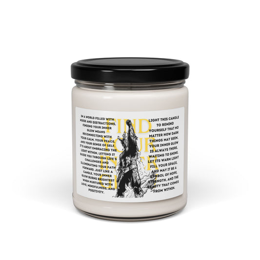 Uplifting 9oz Soy Candle – Find Your Strength