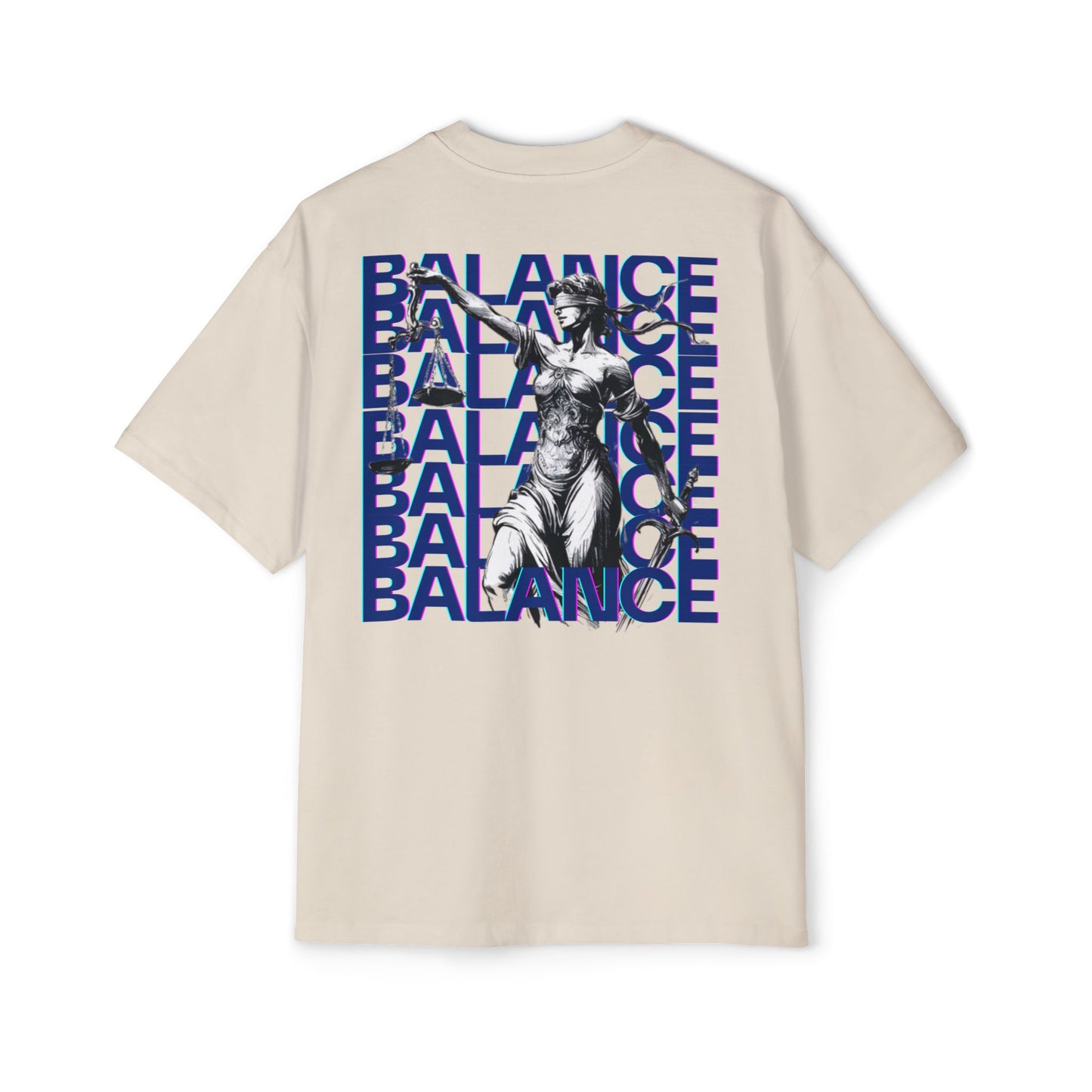 Oversized Unisex T-Shirt Balance Design