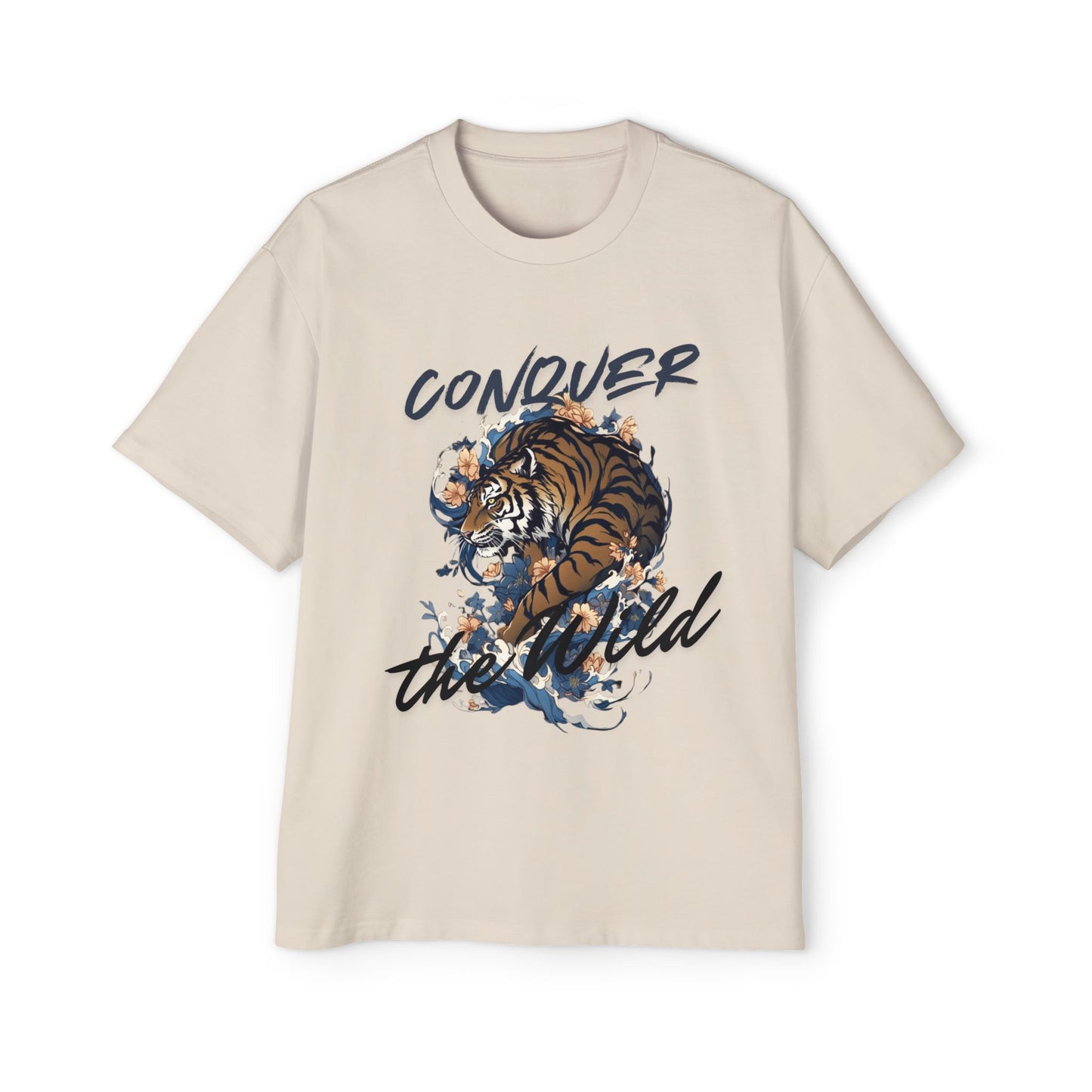 Adventure Tee - 'Conquer the Wild' Tiger-Inspired