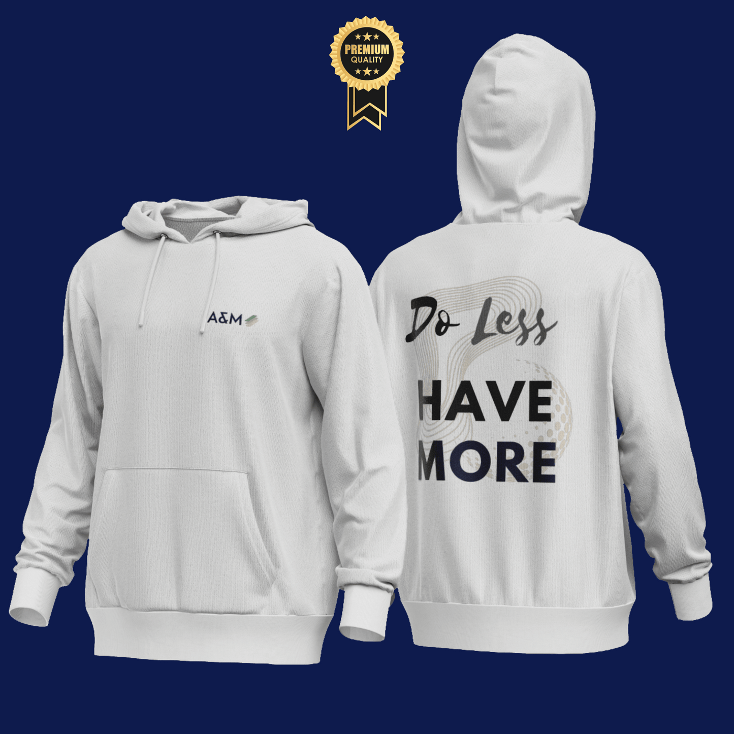 Premium Motivational Hoodie | Minimalist Design